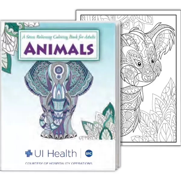Animals stress relieving coloring