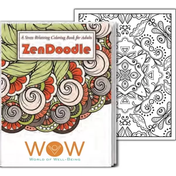 ZenDoodle stress relieving coloring