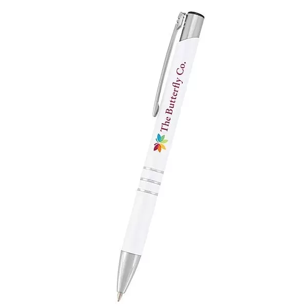 Click pen with chrome