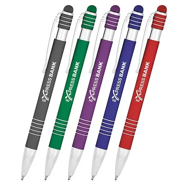 Retractable stylus gel pen