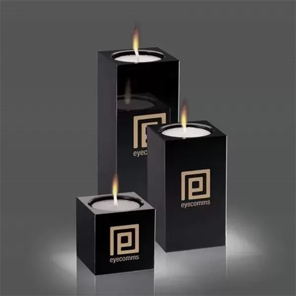 Candleholders - Black Optical