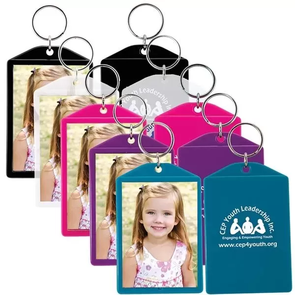 Snap-in key tag with