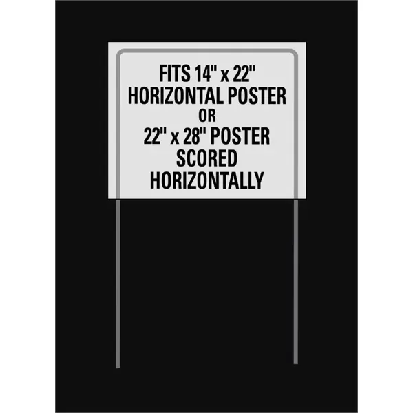 Vertical poster frame measuring