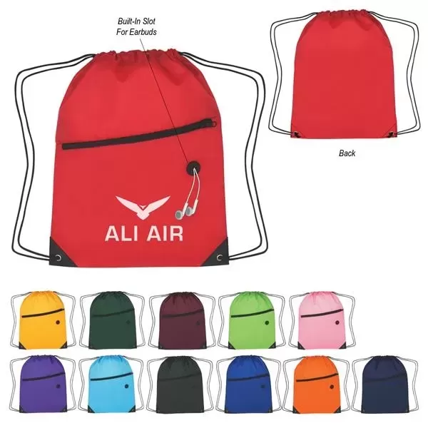 Sports pack with drawstring
