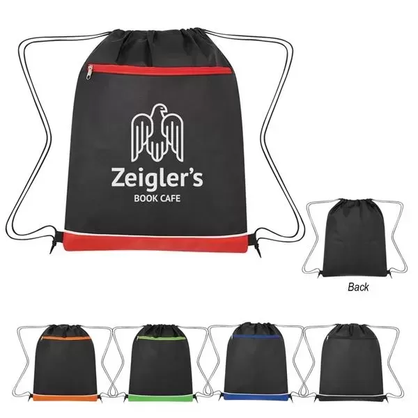 Drawstring bag made from