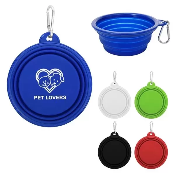 Collapsible pet bowl for