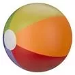 Rainbow beach ball measuring