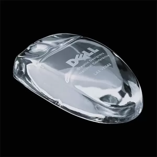 Optical crystal computer mouse