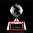 Spinning globe award made