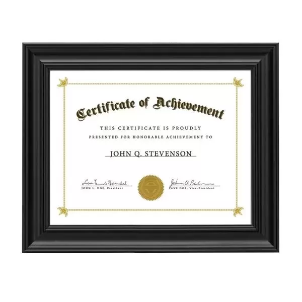 Poole Certificate Frame -