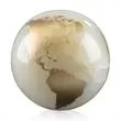 Gold filled globe award-