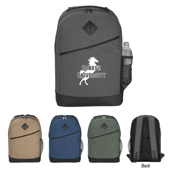 Backpack with adjustable padded