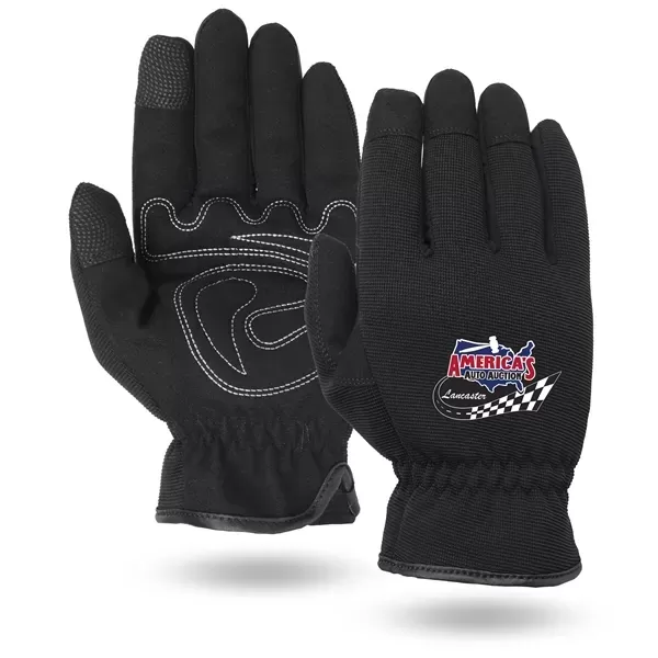 Touchscreen mechanics gloves, padded