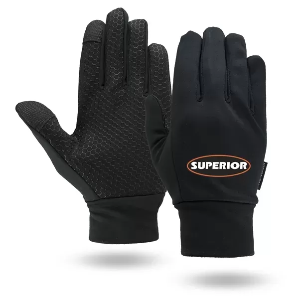 Touchscreen activity gloves, lightweight