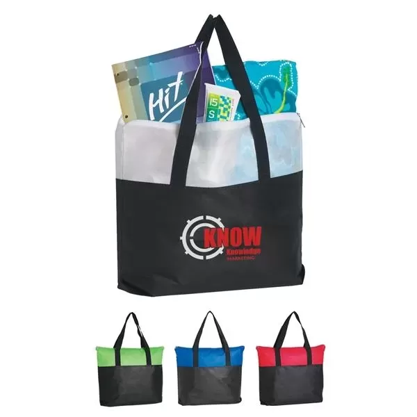 Non-Woven Zippered Tote Bag.