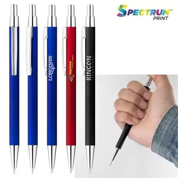 Plunger-action mechanical pencil with