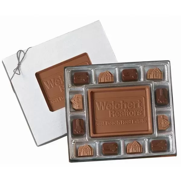 Chocolate gift box with