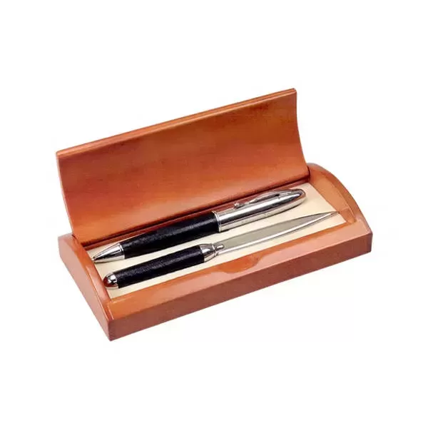 Leather letter opener and