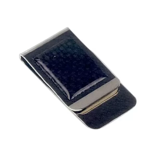 Shiny metal money clip