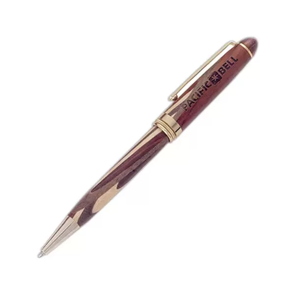 Executive inlaid wood pen