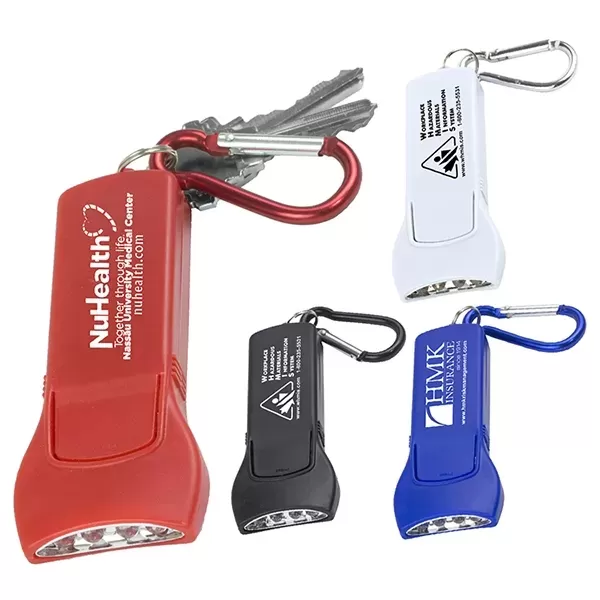 Keyholder flashlight with 4