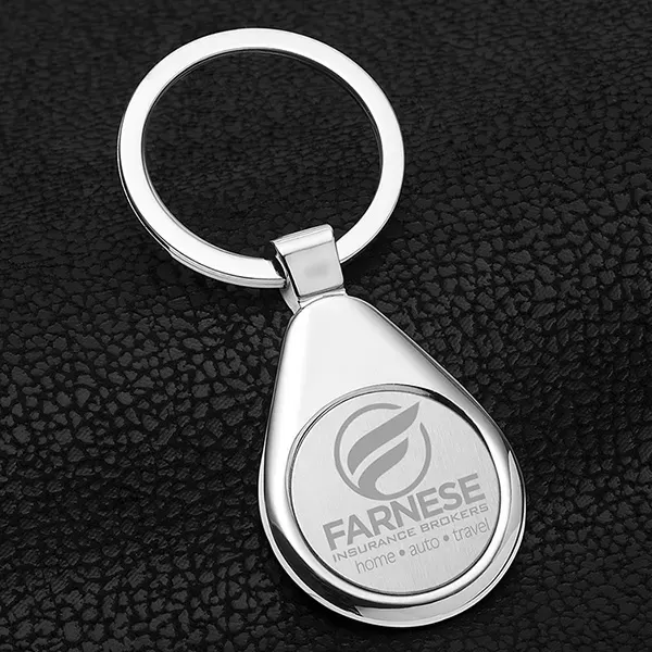 Raindrop shaped metal key