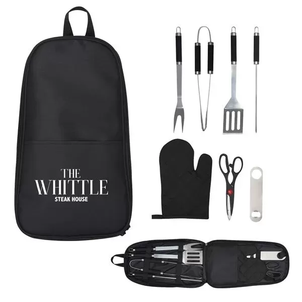 BBQ set in black