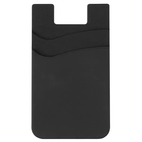 Silicone phone wallet with