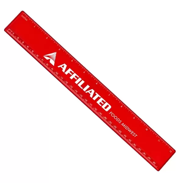 Twelve inch promotional ruler.