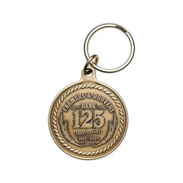 Key tag coin with