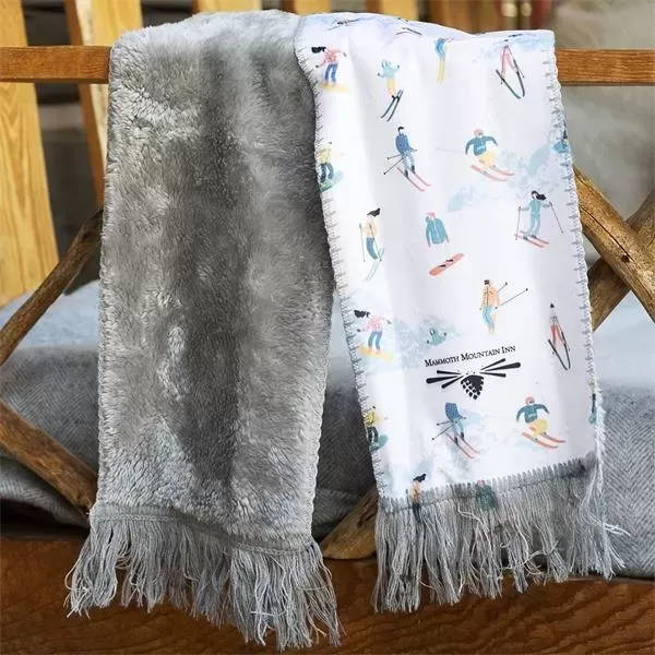 Polyester scarf with sublimation