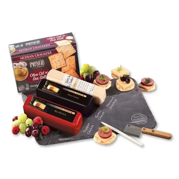 Slate cheese plate packaged