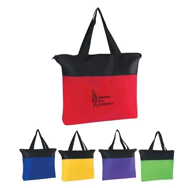 Non-Woven Zippered Tote Bag.