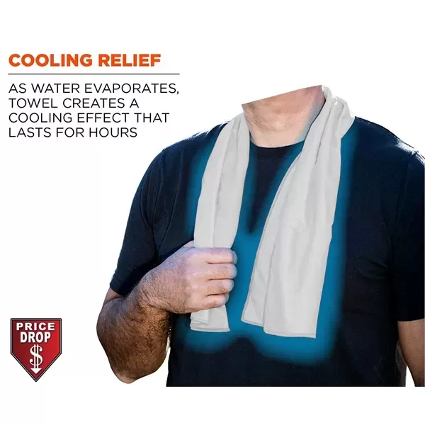 White Cooling Towel, 12