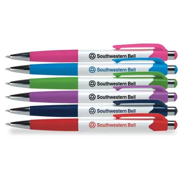 Rainbow plunger pen. 