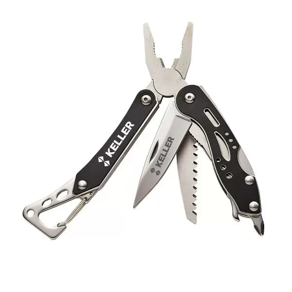Multi-tool with knife, saw,