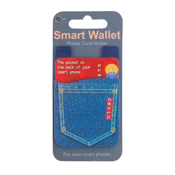Silicone adhesive cellphone wallet
