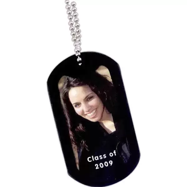 Photo dog tag with