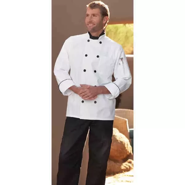 White chef coat made