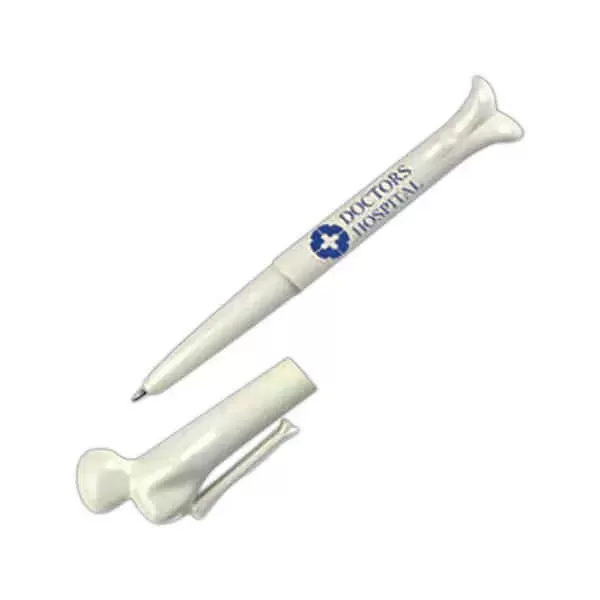 Bone shaped ballpoint pen