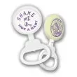 Baby rattle with soft,