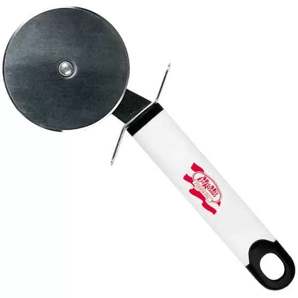 Metal pizza cutter with