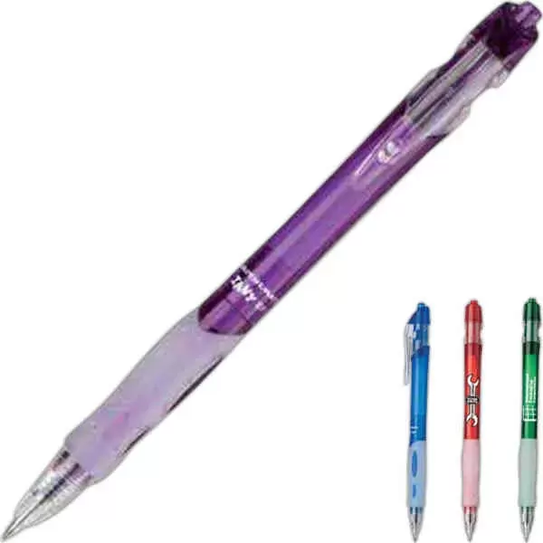 Translucent gel pen with