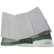 Tri-fold tally book. Measures