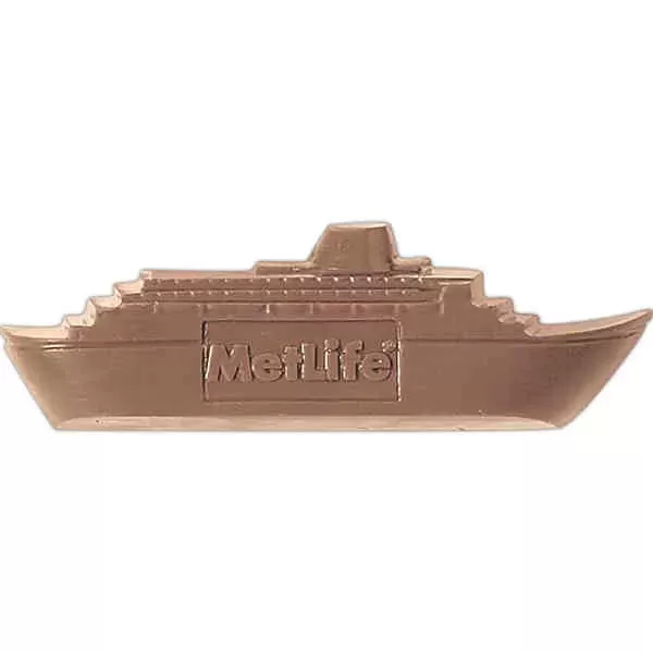 Molded chocolate cruise ship,