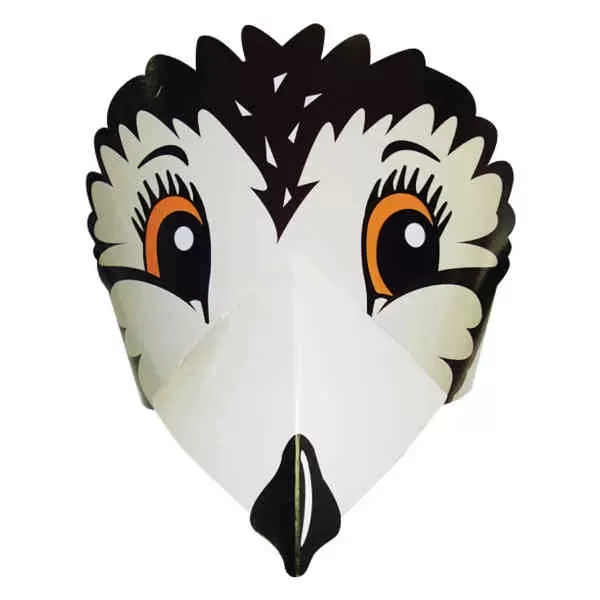 Owl headband made from