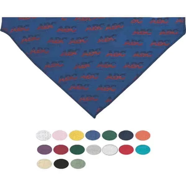 Printed pet bandana with