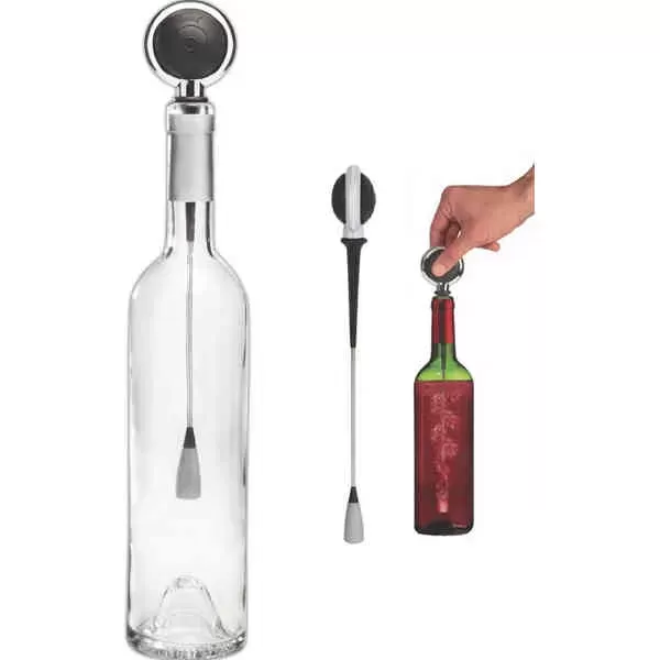 Wine aerator with pure