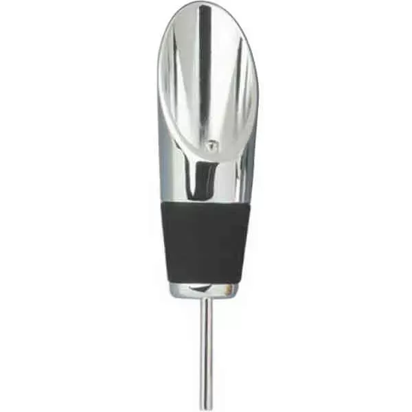 Silver plated bottle pourer