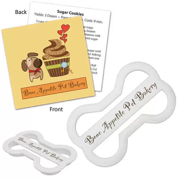 Customizable dog bone shaped